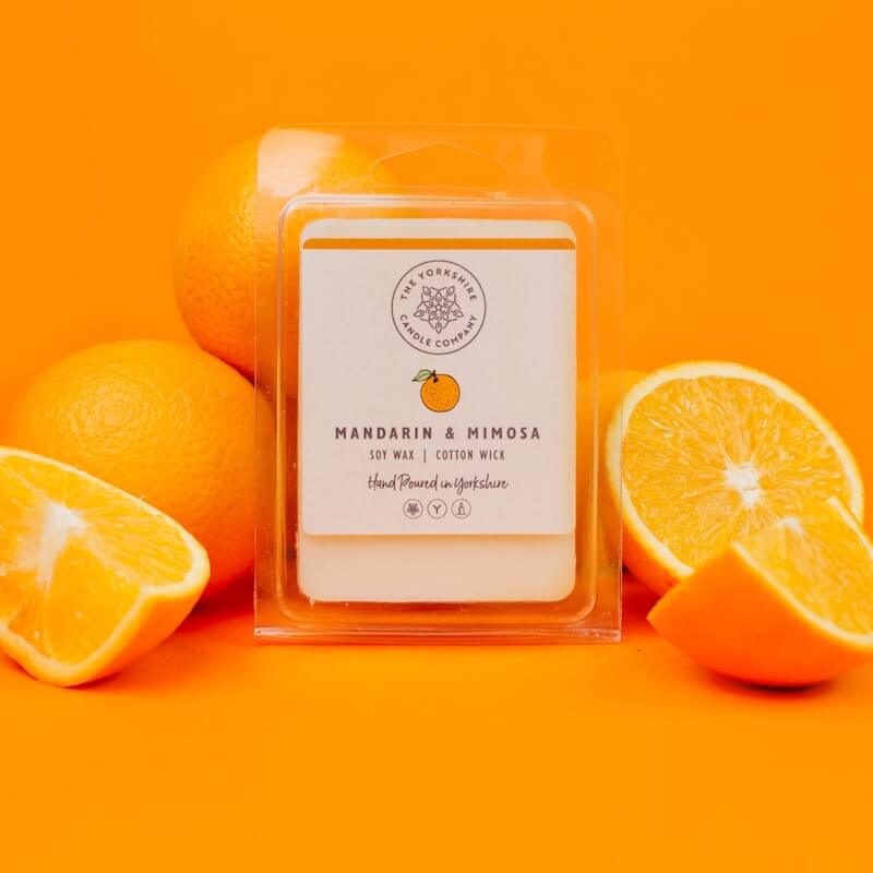 Mandarin & Mimosa Wax Bar The Yorkshire Candle Company