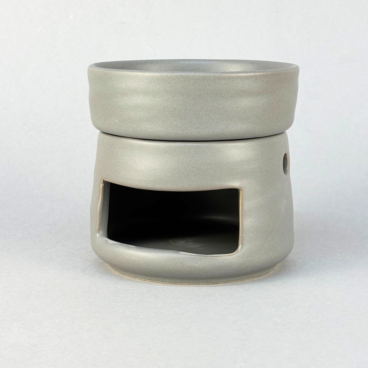 Stone Grey Ceramic Wax Warmer